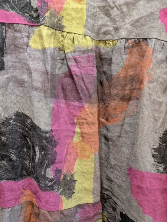 NWT 100% LINEN SUNDRESS,2X - Picture 2 of 7